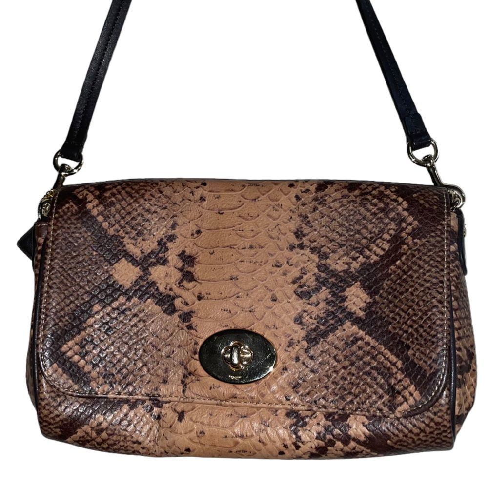 Authentic Coach Snakeskin Mini Ruby Crossbody - image 2